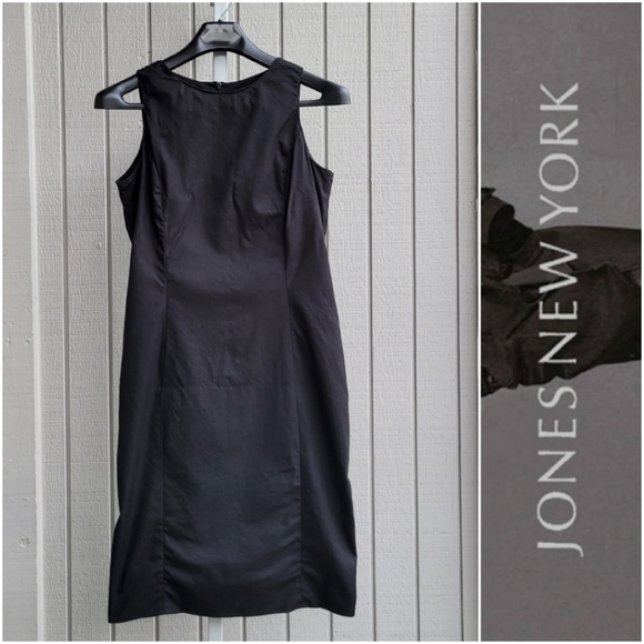Jones New York Dresses & Skirts - Y2K Sleeveless Cotton Stretch Dress EUC | Ladies 12 Black Jones New York